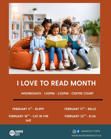 I Love to Read Month at Garden City Shopping Centre
